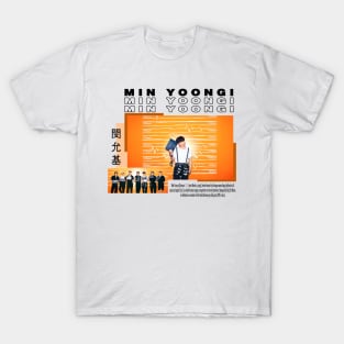 Kpop Designs Suga BTS T-Shirt